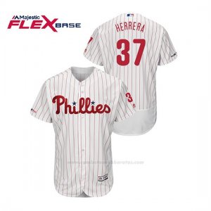 Camiseta Beisbol Hombre Philadelphia Phillies Odubel Herrera 150th Aniversario Patch Flex Base Blanco