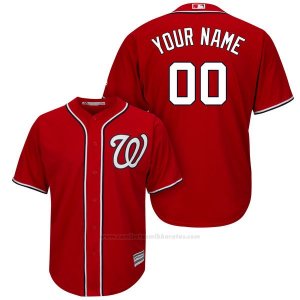 Camiseta Washington Nationals Personalizada Rojo