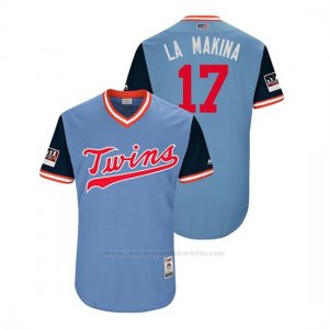 Camiseta Beisbol Hombre Minnesota Twins Jose Berrios 2018 Llws Players Weekend La Makina Light Toronto Blue Jays