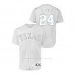 Camiseta Beisbol Hombre Texas Rangers Hunter Pence 2019 Players Weekend Autentico Blanco