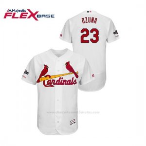 Camiseta Beisbol Hombre St. Louis Cardinals Marcell Ozuna 2019 Postseason Flex Base Blanco