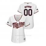 Camiseta Beisbol Mujer Minnesota Twins Personalizada 2019 Postseason Cool Base Blanco