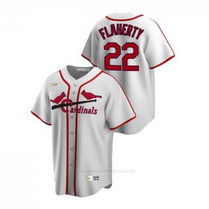 Camiseta Beisbol Hombre St. Louis Cardinals Jack Flaherty Cooperstown Collection Primera Blanco