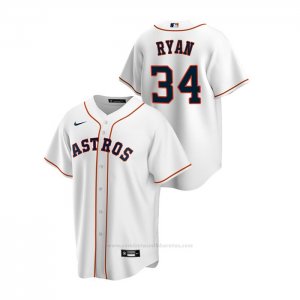 Camiseta Beisbol Hombre Houston Astros Nolan Ryan Replica Primera Blanco