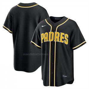 Camiseta Beisbol Hombre San Diego Padres Fashion Replica Negro Camiseta Beisbol Hombre San Diego Padres Fashion Replica Negro