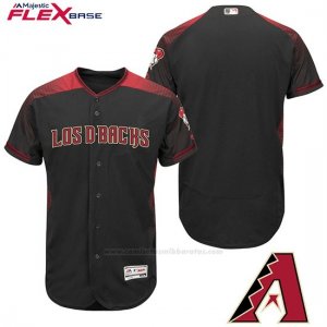 Camiseta Beisbol Hombre Arizona Diamondbacks Hispanic Heritage Flex Base Negro