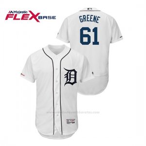 Camiseta Beisbol Hombre Detroit Tigers Shane Verdee 150th Aniversario Patch Flex Base Blanco