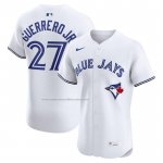 Camiseta Beisbol Hombre Toronto Blue Jays Vladimir Guerrero Jr Primera Elite Blanco