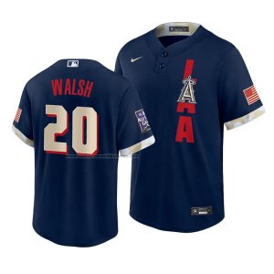 Camiseta Beisbol Hombre Los Angeles Angels Jared Walsh 2021 All Star Replica Azul