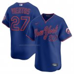 Camiseta Beisbol Hombre New York Mets Mark Vientos Alternate Limited Azul