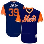 Camiseta Beisbol Hombre New York Mets 2017 Little League World Series Jerry Blevins Royal