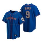 Camiseta Beisbol Hombre New York Mets Brandon Nimmo Replica Azul