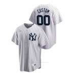 Camiseta Beisbol Hombre New York Yankees Personalizada Cooperstown Collection Primera Blanco