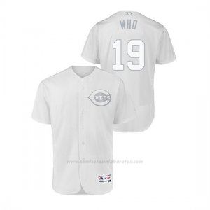 Camiseta Beisbol Hombre Cincinnati Reds Joey Votto 2019 Players Weekend Autentico Blanco