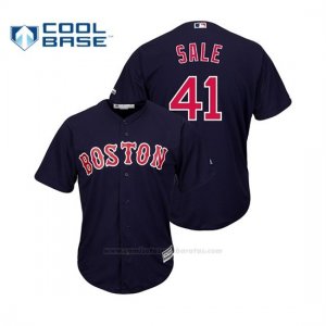 Camiseta Beisbol Hombre Boston Red Sox Chris Sale Cool Base Azul