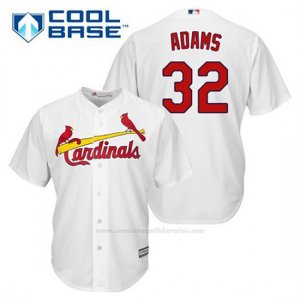Camiseta Beisbol Hombre St. Louis Cardinals Matt Adams 32 Blanco 1ª Cool Base