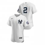Camiseta Beisbol Hombre New York Yankees Derek Jeter 2020 Hall Of Fame Induction Authentic Blanco