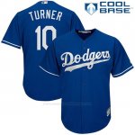 Camiseta Beisbol Hombre Los Angeles Dodgers 10 Justin Turner Royalfashion Cool Base