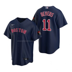 Camiseta Beisbol Hombre Boston Red Sox Rafael Devers Replica Azul