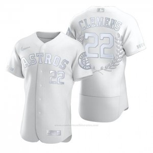Camiseta Beisbol Hombre Houston Astros Roger Clemens Award Collection NL Cy Young Blanco