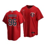 Camiseta Beisbol Hombre Minnesota Twins Aaron Sabato Replica Alterno Rojo