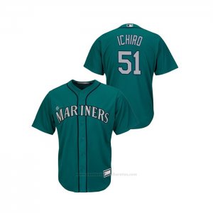 Camiseta Beisbol Hombre Seattle Mariners Ichiro Suzuki Cooperstown Collection Replica Alterno Verde