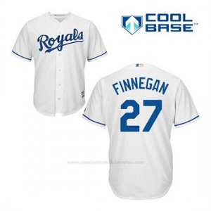 Camiseta Beisbol Hombre Kansas City Royals Brandon Finnegan 27 Blanco 1ª Cool Base
