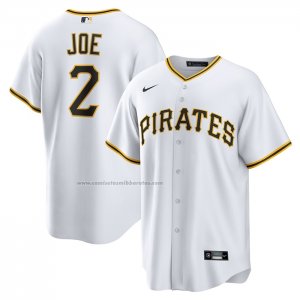 Camiseta Beisbol Hombre Pittsburgh Pirates Connor Joe Primera Replica Blanco