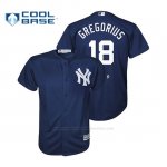 Camiseta Beisbol Nino New York Yankees Didi Gregorius Cool Base Azul