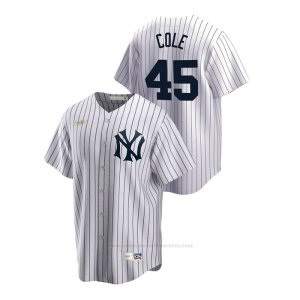 Camiseta Beisbol Hombre New York Yankees Gerrit Cole Cooperstown Collection Primera Blanco