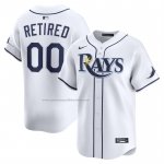 Camiseta Beisbol Hombre Tampa Bay Rays Home Limited Retired Roster Blanco