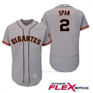 Camiseta Beisbol Hombre San Francisco Giants Denard Span Gris Hispanic Heritage Flex Base