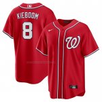 Camiseta Beisbol Hombre Washington Nationals Carter Kieboom Alterno Replica Rojo