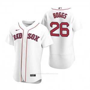 Camiseta Beisbol Hombre Boston Red Sox Wade Boggs Autentico 2020 Primera Blanco