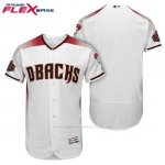 Camiseta Beisbol Hombre Arizona Diamondbacks Blanco Rojo 1ª 20 Aniversario Flex Base