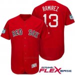 Camiseta Beisbol Hombre Boston Red Sox 13 Hanley Ramirez 2017 Entrenamiento de Primavera Flex Base Jugador