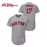 Camiseta Beisbol Hombre Boston Red Sox Nathan Eovaldi 150th Aniversario Patch Autentico Flex Base Gris