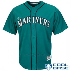 Camiseta Beisbol Hombre Seattle Mariners Verde Cool Base