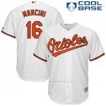 Camiseta Beisbol Hombre Baltimore Orioles 16 Trey Mancini Blanco Cool Base