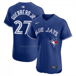 Camiseta Beisbol Hombre Toronto Blue Jays Vladimir Guerrero Jr Alterno Elite Azul
