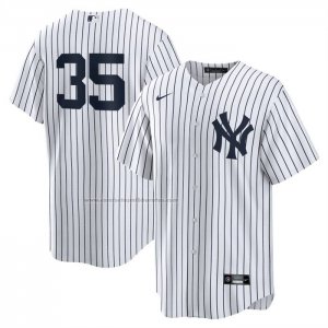 Camiseta Beisbol Hombre New York Yankees Cody Bellinger Primera Replica Blanco