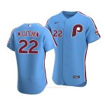 Camiseta Beisbol Hombre Philadelphia Phillies Andrew Mccutchen Autentico Alterno 2020 Azul