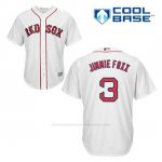 Camiseta Beisbol Hombre Boston Red Sox 3 Jimmie Foxx Blanco 1ª Cool Base