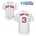 Camiseta Beisbol Hombre Boston Red Sox 3 Jimmie Foxx Blanco 1ª Cool Base