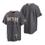 Camiseta Beisbol Hombre Washington Nationals 2022 City Connect Replica Gris