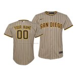 Camiseta Beisbol Nino San Diego Padres Personalizada Replica Cool Base Marron