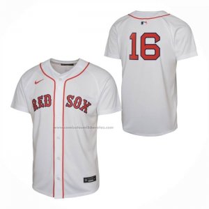 Camiseta Beisbol Nino Boston Red Sox Jarren Duran Limited Blanco