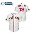 Camiseta Beisbol Hombre Boston Red Sox Jackie Bradley Jr. 2019 Gold Program Cool Base Blanco