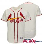 Camiseta Beisbol Hombre St. Louis Cardinals Crema Flex Base