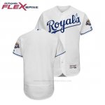 Camiseta Beisbol Hombre Kansas City Royals Blanco 2018 Dia del Padre Flex Base